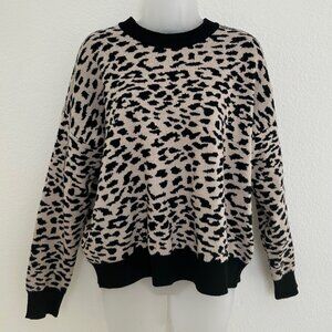 Tahari Leopard Animal Print Sweater